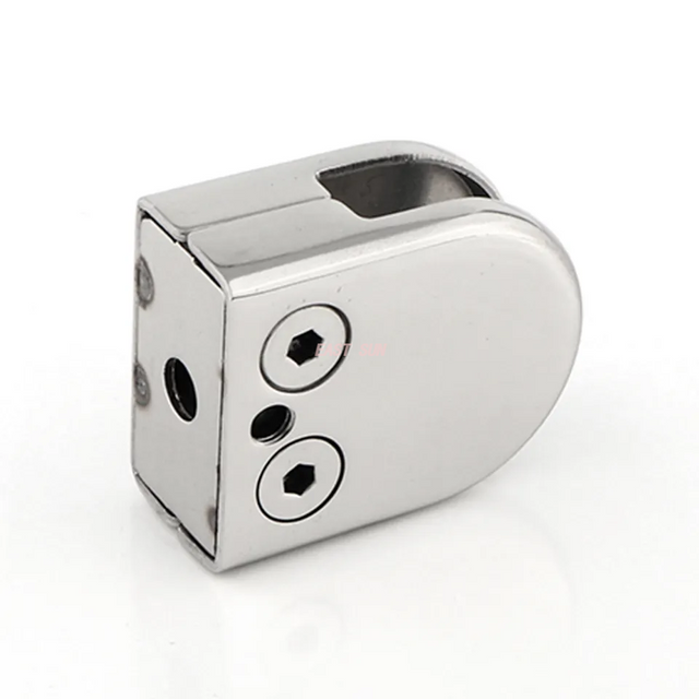 Handrail Railing Fitting Accessories 304 Inox Glass Fitting Clip Stair Frameless Stainless Steel Spigot Glass Clamp