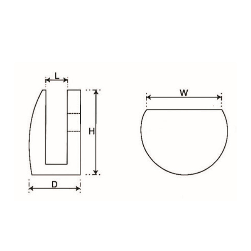 GBF-873-Glass Clamps