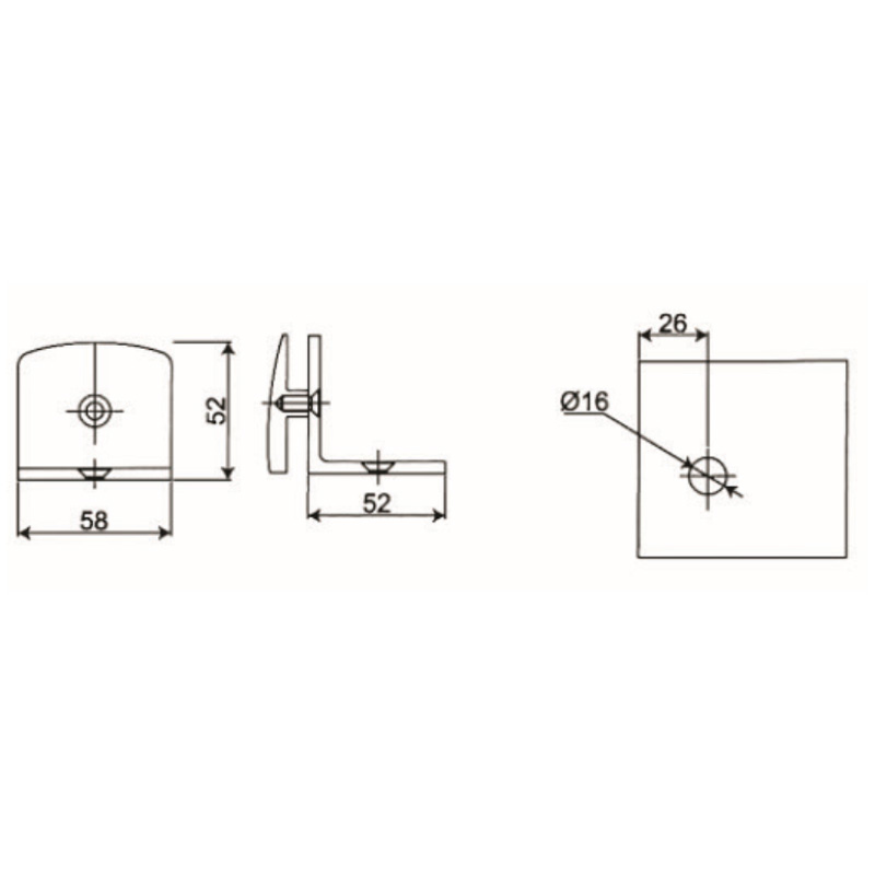 GBF-853-Glass Clamps