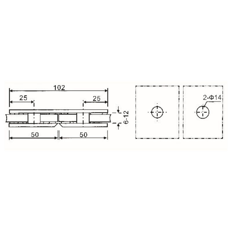 GBF-845-Glass Clamps