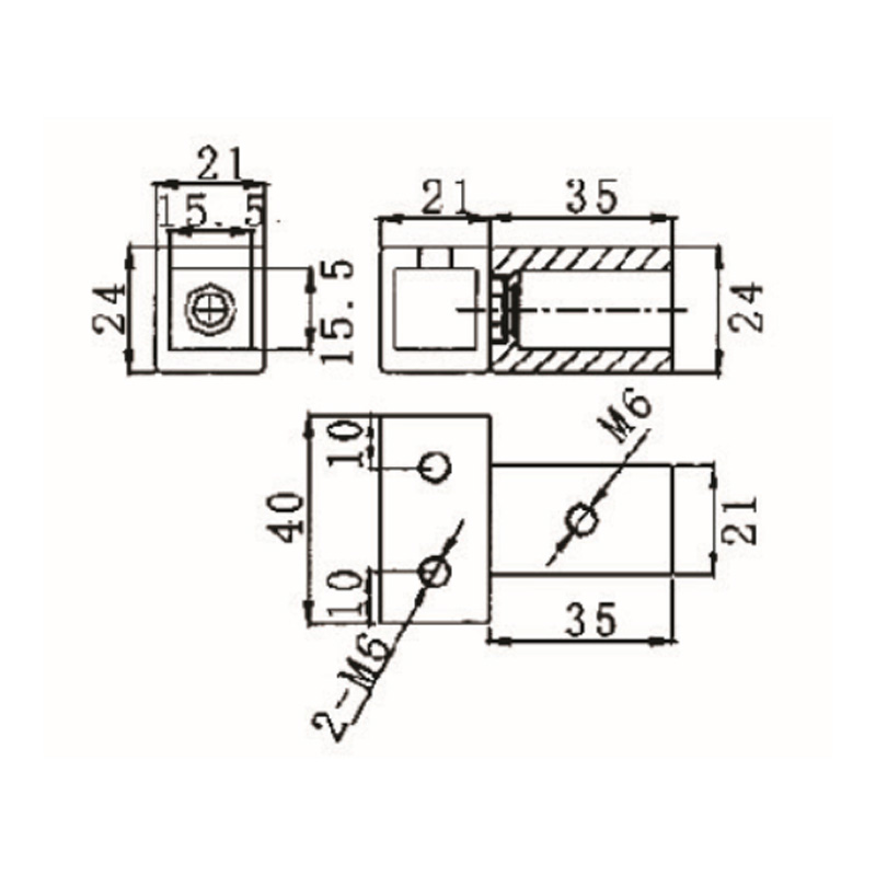 KF-1007- shower room connectors