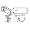 ASH-506-Adjustable Shower Hinges