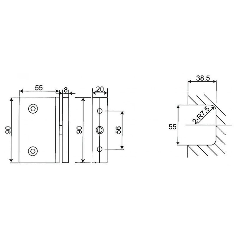 ESH-500A-Pivot Door Series