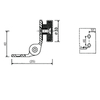 ESH-764-Shower Door Hinges