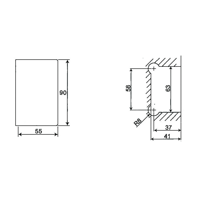 ESH-218-Shower Door Hinges