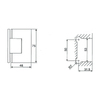 ESH-415-Shower Door Hinges