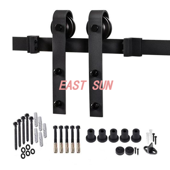 American Type Classic Carbon Steel Sliding Barn Door Hardware Kit Buy