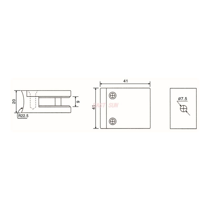 GBF-003RS-Handrail Fittings