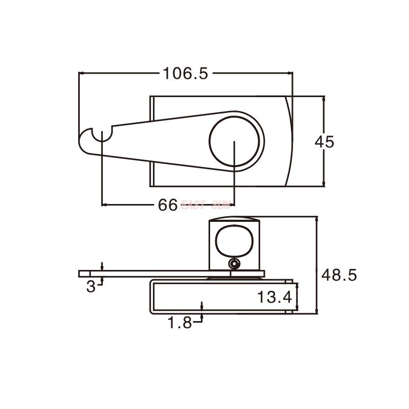 KLH-019-Knob Latch