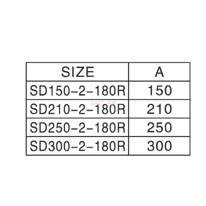 SD-150-2-180R-Spider Fitting