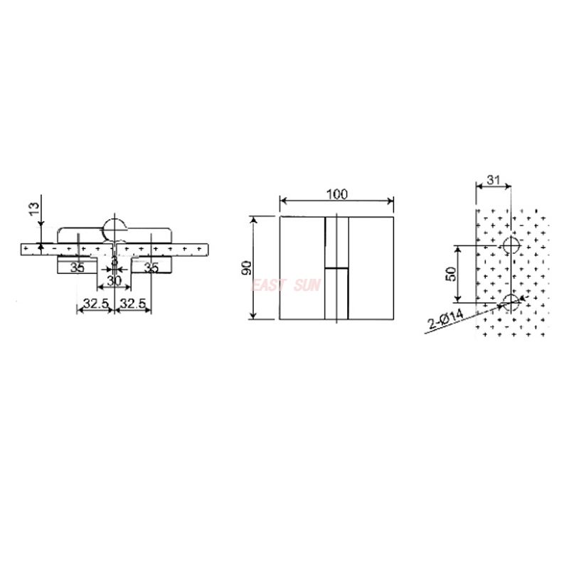 stainless steel rising hinges