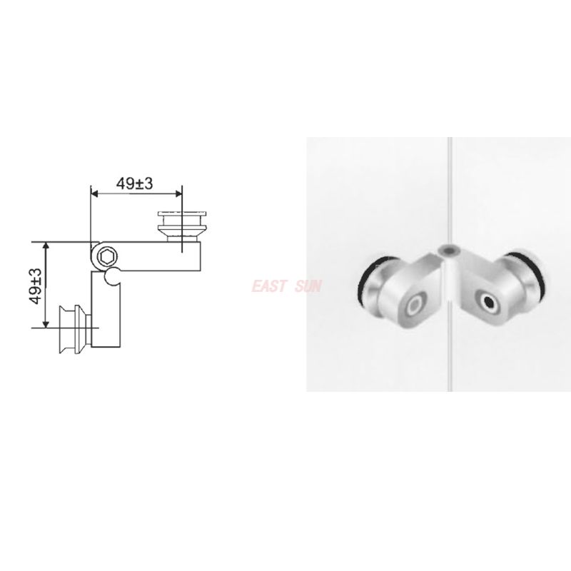 SK-027-Washroom Partition Fitting