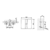 RSH-104-R-Brass Self-Rising Hinges