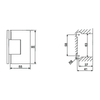 ESH-215-Shower Door Hinges