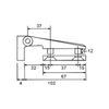 ESH-711-Shower Door Hinges