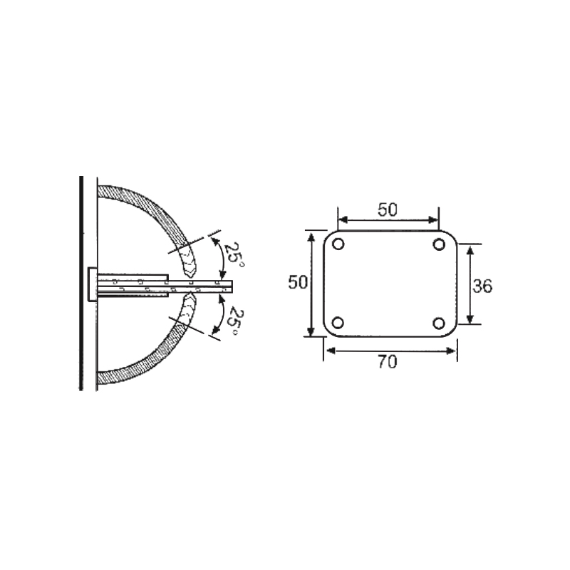 ESH-521-Shower Door Hinges